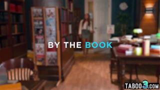 Busty latina MILF librarian Little Puck lures a hot babe into lesbian sex