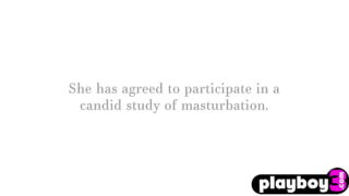 Big fake tits blonde MILF Kenna James masturbated after hot interview with Playboy