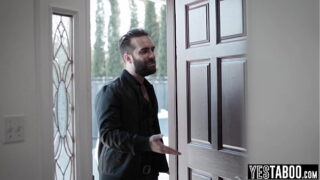 Frustrated curvy mature MILF ties up and dominates big dick stud